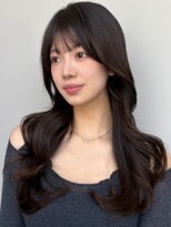 トリッカ シブヤ(TRICCA SHIBUYA)&nbsp;韓国/レイヤースタイル/暗髪/黒/艶/透明感/トーンダウン髪質改善