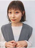 シースルーボブ