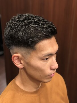 ヒロギンザ 青山店(HIRO GINZA) 濡れパンスキンフェード