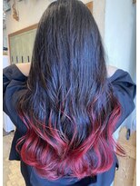 ジョイン ラックスビー 京都店(JOYN LUXBE)&nbsp;派手髪◎ビビットレッド　中山惠介