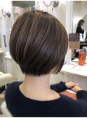 大人ショートボブ