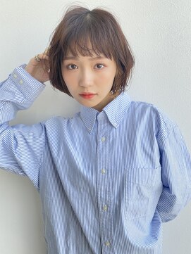 ディーエックス ウエスト(Dxxxx WEST) オン眉ショート　ボブ/ショート/カット/イルミナカラー/顔周り