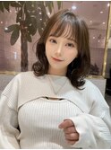韓国風前髪×レイヤーカット【髪質改善/新宿/レイヤーカット】
