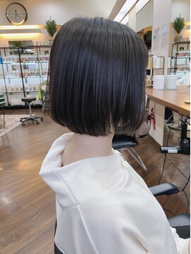 オンフリーク(ON FLEEK) #ボブ#縮毛矯正#黒髪#下関#オンフリーク