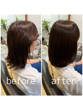 スピカ(SPICA) 【ケアストレートコース】お客様施術事例