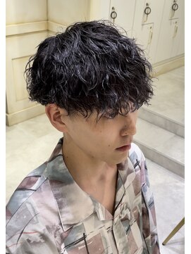 アソビ 表参道(ASOBI) ツイストスパイラルパーマ マッシュ