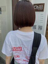 チルヘアデザイン(chill hair design) ボブ/ミニボブ/ピンクカラー