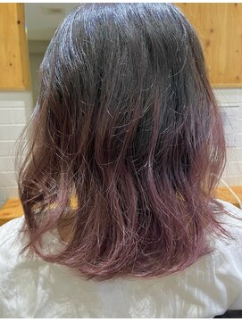 エイミーアンダーバー(amy_) グラデーション　バレイヤージュカラー