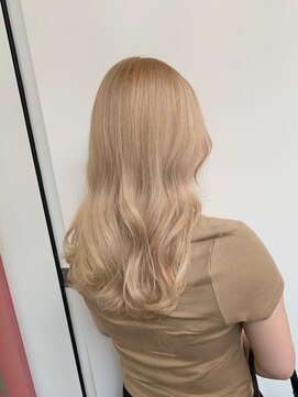 アン ブリーチ 大宮駅東口店(UN BLEACH) 黒染め履歴→ブロンドベージュ