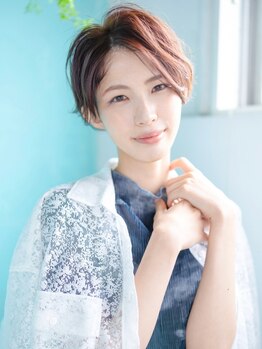 ローエン エサカ(ROWEN esaka)の写真/【江坂徒歩30秒】梅田の大人気サロンの姉妹店◇カット+カラー+Tr¥5100◇最旬style×高技術がリーズナブルに