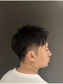 ツーブロックショート