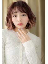 カバーヘア ブリス 大宮西口(COVER HAIR bliss)&nbsp;インナーカラー抜け感韓国風ボブパーマTb8大宮20代30代40代