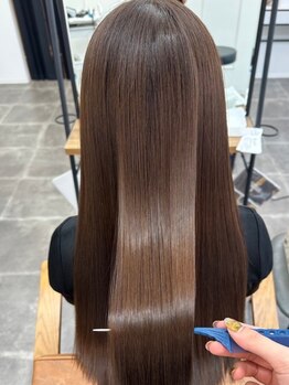 ビューティービースト 新宿店(beauty:beast)の写真/口コミ高評価【次世代髪質改善ストレート】1人1人の髪質やクセに合わせて調合&施術！感動の仕上がりに◎