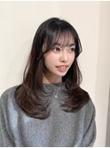 レイヤーカット/顔まわり/似合わせ/前髪/谷町四丁目