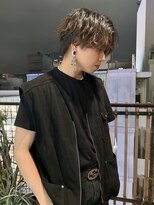 ジーナ 天神(Zina)&nbsp;波巻きブルーブラック韓国マッシュ