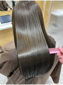 オリーブベージュ*髪質改善*Zina北千住ミルディス