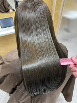 ジーナ 北千住ミルディス通り(Zina) オリーブベージュ*髪質改善*Zina北千住ミルディス