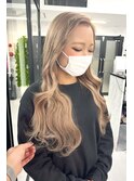 ～ミルクティーベージュ シールエクステ～　【Ria 大阪 梅田】