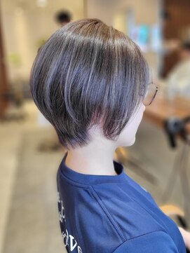 エイクス ヘア デザイン×美髪クリニック 千葉(AQs hair design) くびれヘア/アプリコットオレンジ/夏/髪質改善[千葉駅]