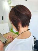 前下がりショートボブ
