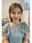 記念日ヘアメイク【福島／ヘアメイク】