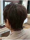 ミセス 首元すっきり軽やかショートスタイル 美シルエット