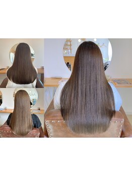 一人ひとりの髪質やお悩みに合わせたヘアケアを♪髪の芯からうるおう、こだわりの髪質改善トリートメント♪