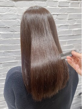 ソワンドブレスセルン 心斎橋(soin de brace cerne) 髪質改善ストレート×ココアベージュ