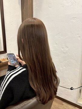 アミリー ひたち野うしく店(Amily) ハイライトバレイヤージュダブルカラーレイヤーカット20代30代