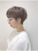 ハイトーンマッシュショート