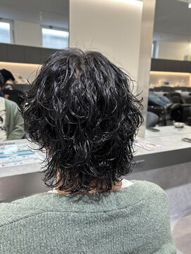 ビカムメンズヘアー 栄店(become men's hair) 黒髪でもカッコいい大人サーフカール
