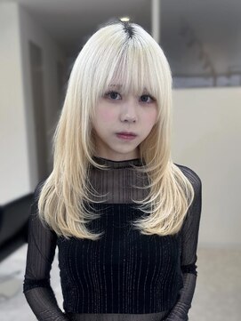 ネリネ 船橋駅南口店(Nerine) レイヤーカット/ハッシュカット/ミディアムレイヤー/船橋駅