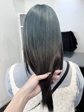 ココ 本八幡(KOKO) #ミルクティーブロンド#ダークブルー#ワンホンレイヤー#髪質改善