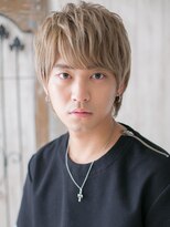メンズヘア ビーセカンド 草加店(MENS HAIR B-2)&nbsp;10代20代ニュアンスパーマハイトーンカラーメンズショートa草加