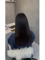 シャルム バイ アローズ 久留米店(CHARM BY AROSE)&nbsp;20代30代40代大人可愛い耳かけナチュラルアッシュストレートロブ