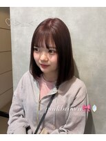 ヘアーメイクチック(HAIR MAKE CHiC) ピンクブラウン ダブルカラー ピンクカラー