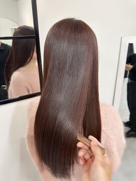 アールサロンギンザ(Rr SALON GINZA) 【カラー＋髪質に合わせた髪質改善 】RrSALON HydroXE TR