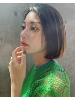ピークアブー アヴェダ ギンザシックス(PEEK-A-BOO AVEDA GINZASIX) 【大人ボブ】 王道ボブ 黒髪ボブ ◆