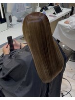 ケンジ 平塚 アネッタ(KENJE annetta)&nbsp;艶髪ストレート　髪質改善カラー　髪質改善トリートメント