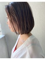ヘアーサロン オンリーホープ(HAIR SALON ONLY HOPE)&nbsp;ボブとミルクティベージュのハイライト