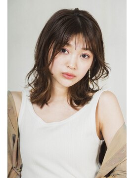 パノラ(PANOLA) 【PANOLA】外ハネ無造作ミディ