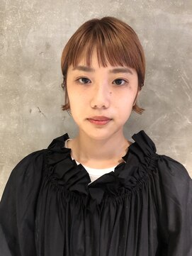 ハマモト オレンジベージュボブ