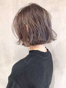 アルバム 銀座(ALBUM GINZA) プラチナラベンダー_クールショートピンクベージュ_ba258853