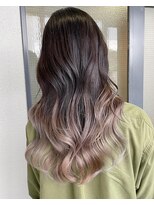 リアラバイアルティナ 船橋店(Liara by artina)&nbsp;グレージュ_バイカラー_ツートンカラー_冬カラー