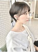 <マッシュショート×暗髪>