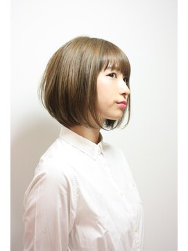 ヘア デザイン リスク(HAIR DESIGN RISK) 【RISK 高橋勇太】シルエットが完璧!!前下がりショートボブ