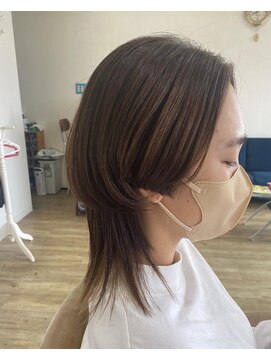 スリーク ヘアー(Sleek hair) ハンサムマッシュウルフ