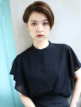 バース(BIRTH) 天神【BIRTH】前髪なしショート×耳掛けかき上げショート　4