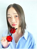 姫カット切りっぱなしボブ/韓国ボブ/パッツンボブ