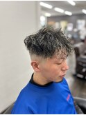ツイストスパイラル+スキンフェード